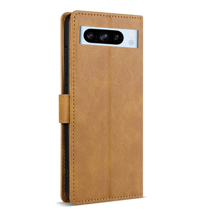 Pour étui de téléphone en cuir de couleur unie N.BEKUS CSJ-P1 pour Google Pixel 6 (marron)