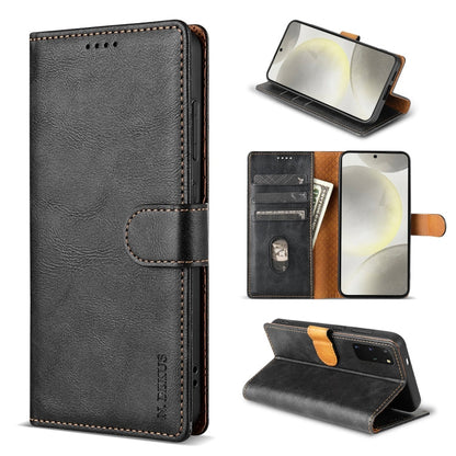 Pour Google Pixel 8 N.BEKUS CSJ-P1 Étui de téléphone en cuir de couleur unie (noir)