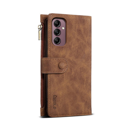 For Samsung Galaxy A56 5G ESEBLE Retro Frosted RFID Flip Leather Phone Case(Brown)