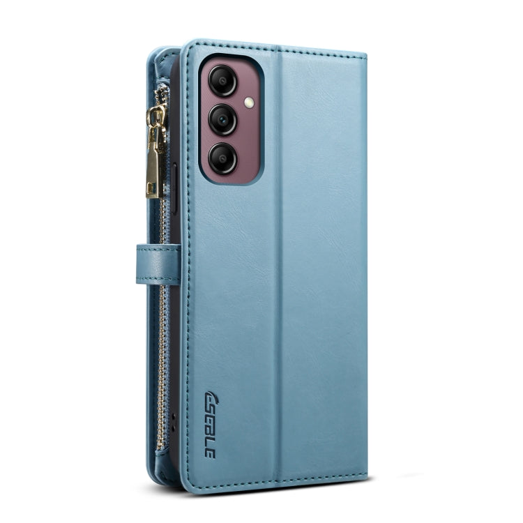 For Samsung Galaxy A26 5G ESEBLE Star Series Lanyard Zipper Wallet RFID Leather Case(Blue)