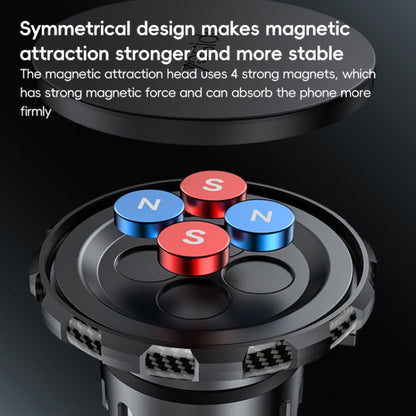 Yesido C212 Car Floating Screen Clip-on Magnetic Phone Holder(Black)