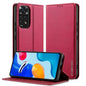 For Redmi Note 11 Pro 5G LC.IMEEKE L1 Series Frosted Fine Texture PU Phone Case(Red)