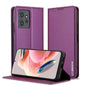 For Redmi Note 12 4G Global LC.IMEEKE L1 Series Frosted Fine Texture PU Phone Case(Purple)