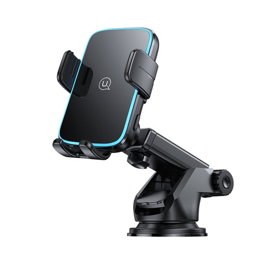 Support de téléphone de voiture de charge sans fil à alignement précis 15W USAMS CD229 avec ventouse (noir)