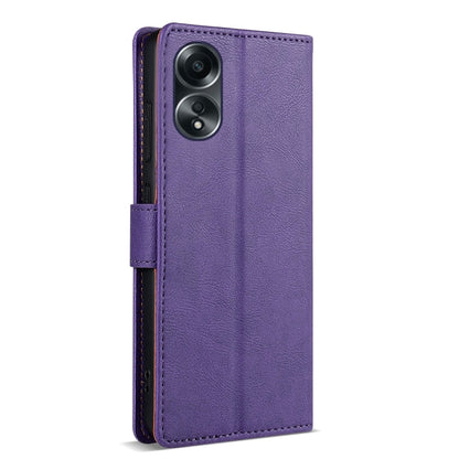 For OPPO A1 Pro / Reno8 T 5G N.BEKUS CSJ-P1 Solid Color Leather Phone Case(Purple)