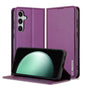 Pour Samsung Galaxy S24+ 5G LC.IMEEKE L1 Series Coque de Téléphone en PU Givré à Texture Fine (Violet)