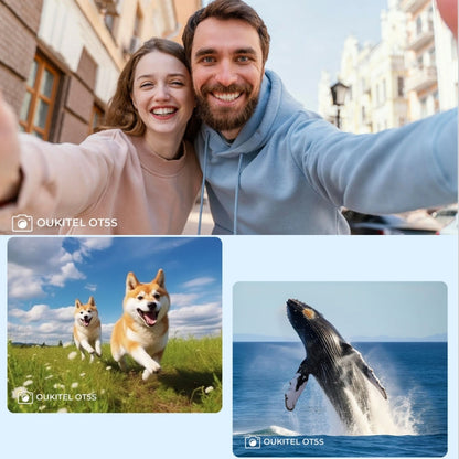 [HK Warehouse] OUKITEL OT5S Tablet PC 12 inch 2.4K Screen, 6GB+256GB, Android 14 Unisoc Tiger T606 Octa Core, Support Dual SIM 4G Network, EU Plug(Blue)