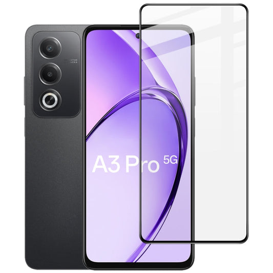 For OPPO A3 Pro India imak 9H Surface Hardness Full Screen Tempered Glass Film Pro+ Series