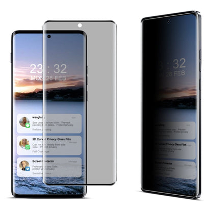 Pour Motorola Edge 2024 imak Film de protection d'écran intégral en verre trempé anti-espion 3D incurvé