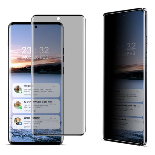 For Motorola Edge 2024 imak 3D Curved Privacy Full Screen Tempered Glass Film
