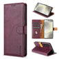 For Samsung Galaxy A13 5G / 4G / A04s 4G N.BEKUS CSJ-P1 Solid Color Leather Phone Case(Wine Red)