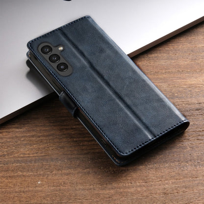 For Samsung Galaxy A05 N.BEKUS CSJ-P1 Solid Color Leather Phone Case(Blue)