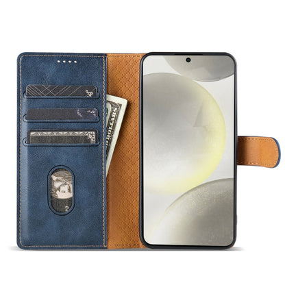 For Samsung Galaxy A05 N.BEKUS CSJ-P1 Solid Color Leather Phone Case(Blue)