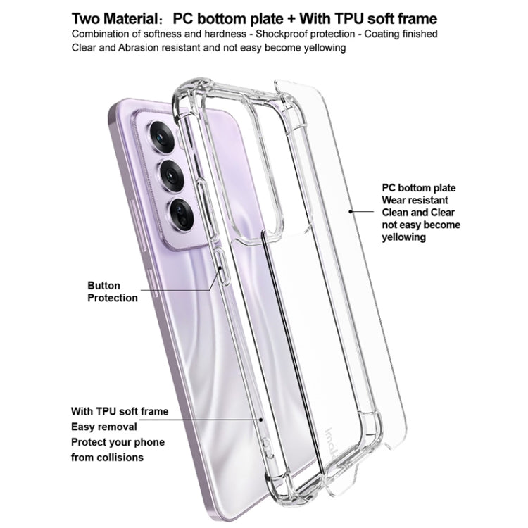 For OPPO Reno12 Pro Global IMAK Space Shield PC + TPU Airbag Shockproof Phone Case(Transparent)