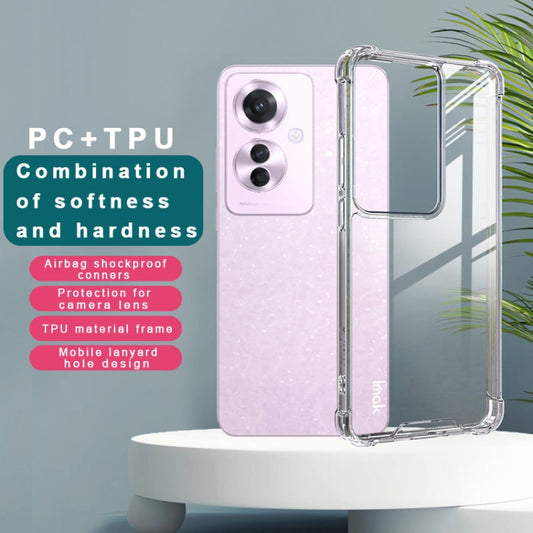 For OPPO Reno11 F / F25 Pro IMAK Space Shield PC + TPU Airbag Shockproof Phone Case(Transparent)