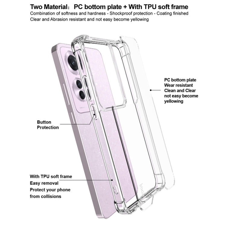 For OPPO Reno11 F / F25 Pro IMAK Space Shield PC + TPU Airbag Shockproof Phone Case(Transparent)