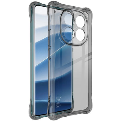 For Redmi Note 14 Pro 5G imak Shockproof Airbag TPU Phone Case(Transparent Black)