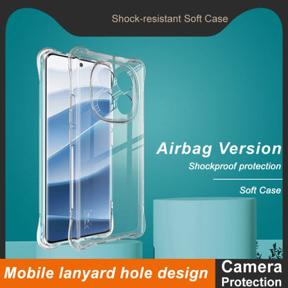 For Redmi Note 14 Pro+ 5G imak Shockproof Airbag TPU Phone Case(Transparent)