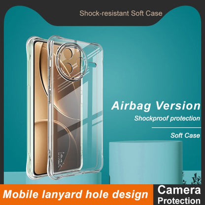 For Redmi K80 imak Shockproof Airbag TPU Phone Case(Transparent)