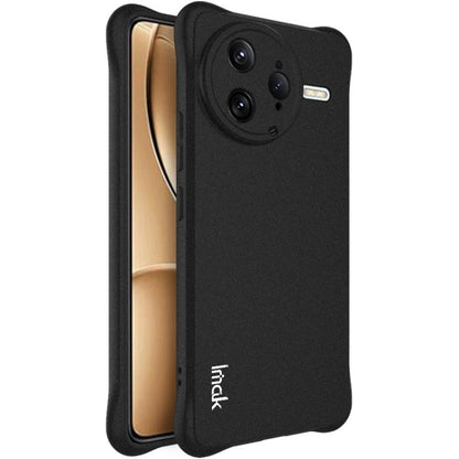 Pour la coque de téléphone en TPU antichoc imak Airbag du Redmi K80 Pro (noir mat)