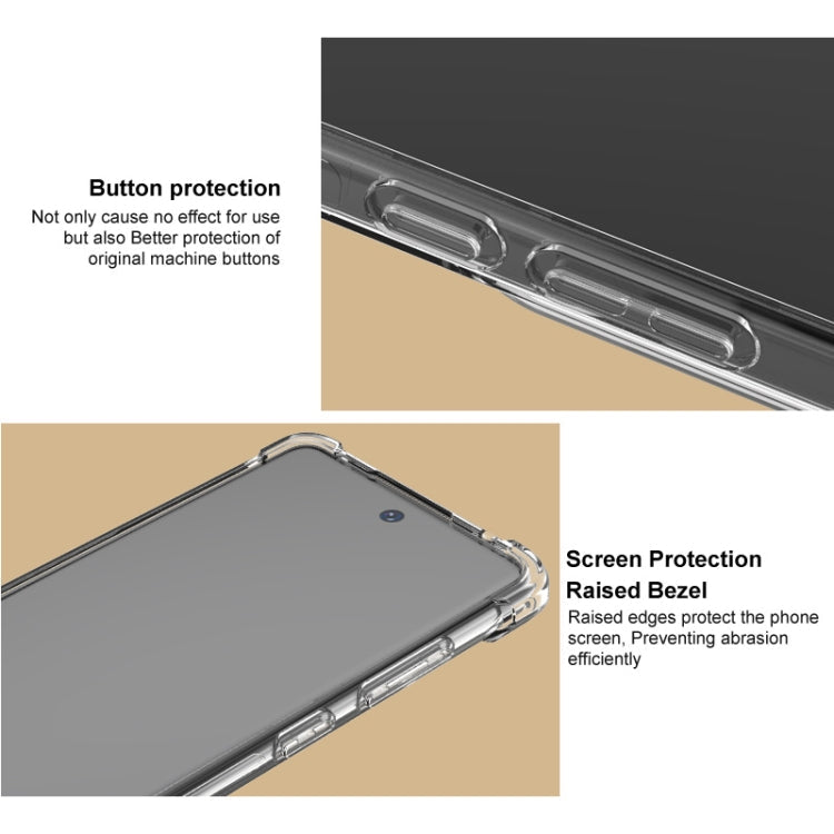 For Redmi K80 imak Shockproof Airbag TPU Phone Case(Matte Black)