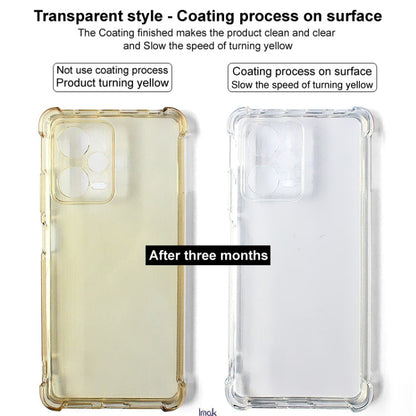 For Redmi K70 Ultra 5G imak Shockproof Airbag TPU Phone Case(Transparent Black)