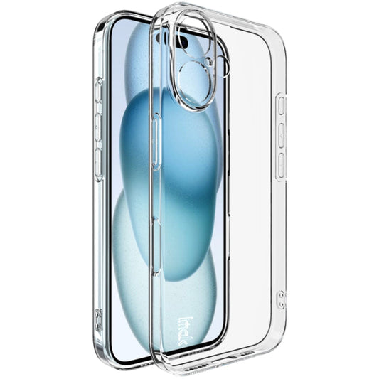 For iPhone 16 IMAK UX-5 Series Transparent TPU Phone Case(Transparent)