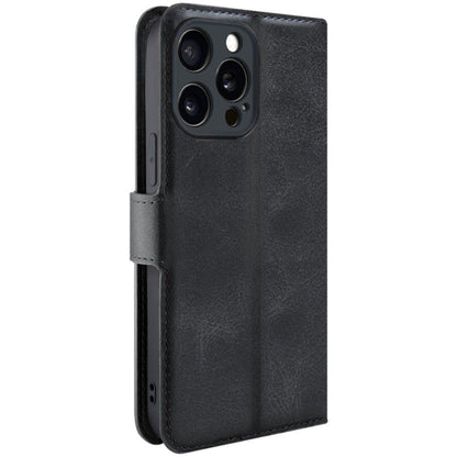 For iPhone 15 Pro Max IMAK Count Series Flip Leather Phone Case(Black)