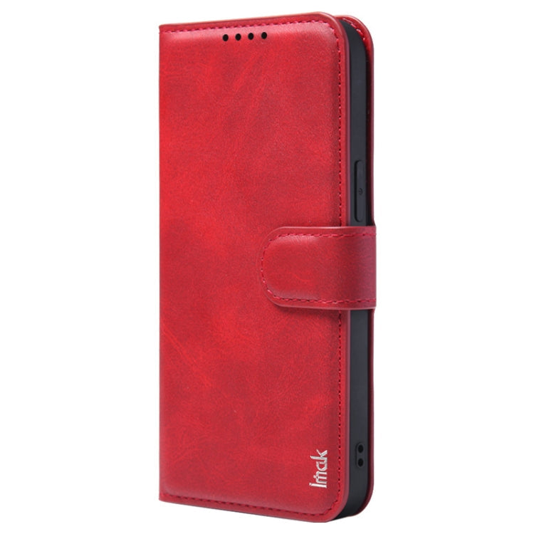 For iPhone 15 Pro Max IMAK Count Series Flip Leather Phone Case(Red)