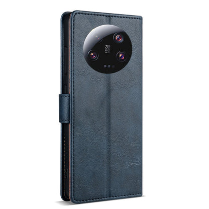 For Xiaomi 13 Ultra N.BEKUS CSJ-P1 Solid Color Leather Phone Case(Blue)