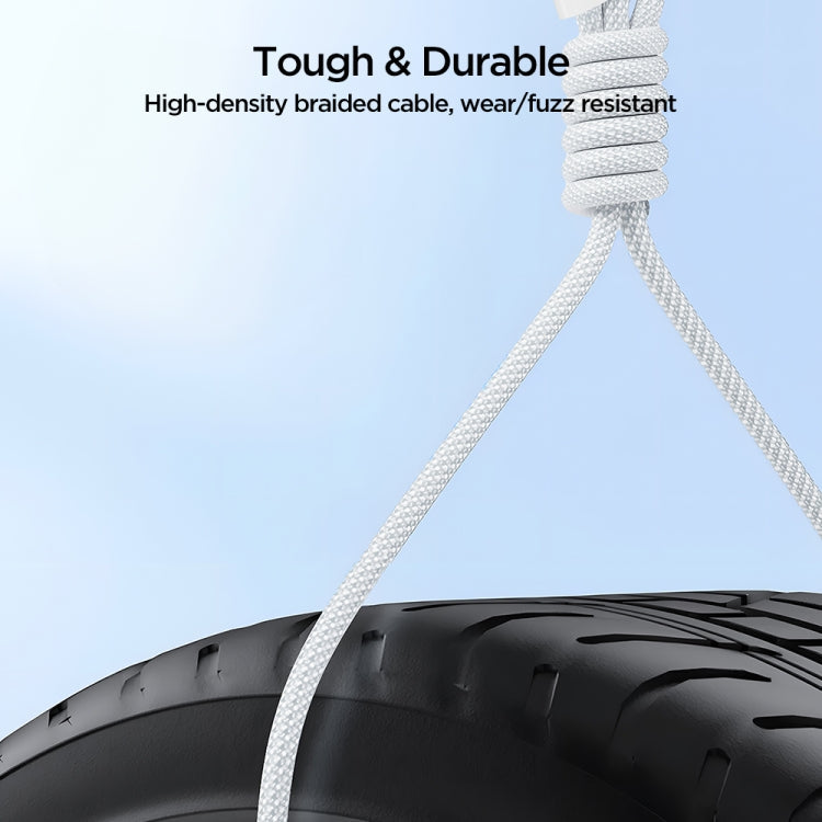 JOYROOM S-A45 30W USB-C / Type-C to 8 Pin Fast Charge Data Cable, Length: 1m(White)