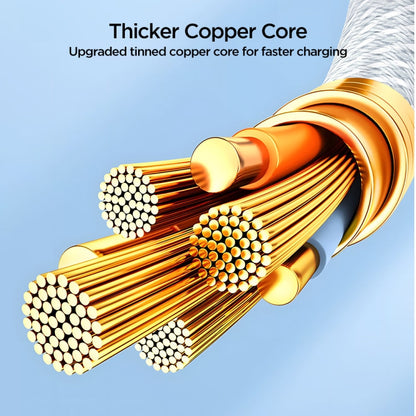 JOYROOM S-A45 30W USB-C / Type-C to 8 Pin Fast Charge Data Cable, Length: 1m(White)