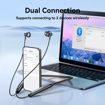 JOYROOM JR-D8 Neckband Wireless Bluetooth Sports Outdoor Earphone(Black)