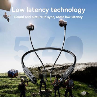 JOYROOM JR-D8 Neckband Wireless Bluetooth Sports Outdoor Earphone(Black)