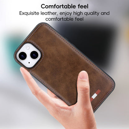 For iPhone 13 Pro Max VIETAO Plain Leather Stitching PU Phone Case(Red)