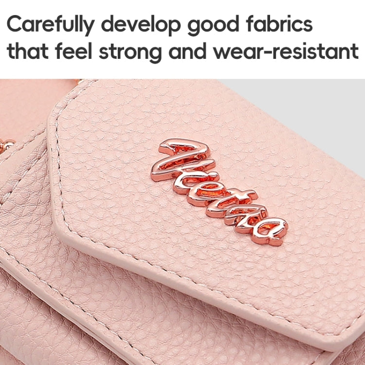 For iPhone 13 Pro Max VIETAO Ring Holder Wallet PU Phone Case with Lanyard(Grey)