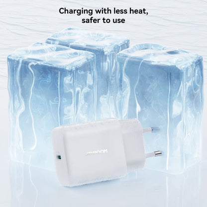 JOYROOM JR-TCF24 30W USB-C / Type-C Fast Charger with Cable Set, Specification:EU Plug(White)