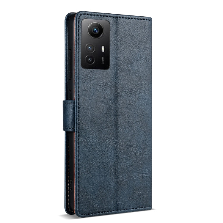 For Redmi Note 12S 4G / Note 11 4G Global N.BEKUS CSJ-P1 Solid Color Leather Phone Case(Blue)