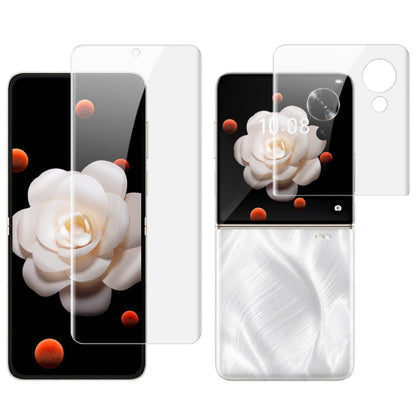 For Honor Magic V Flip imak 4th Generation Screen Hydrogel Film Protector, Main Screen + Second Screen 1 Set