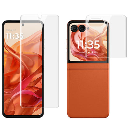 For Motorola Razr 50 / Razr 2024 imak 4th Generation Screen Hydrogel Film Protector, Main Screen + Second Screen 1 Set