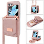 For Samsung Galaxy Z Flip6 / Flip7 FE VIETAO Portable Organ Style Wallet PU Phone Case(Rose Gold)
