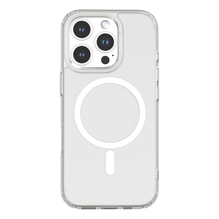 For iPhone 16 Pro Max Mutural Ice Series MagSafe Magnetic TPU Phone Case(Transparent)