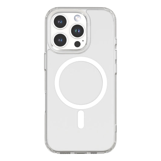 For iPhone 16 Pro Mutural Ice Series MagSafe Magnetic TPU Phone Case(Transparent)