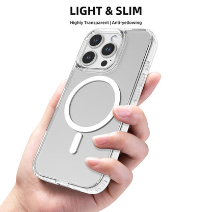 For iPhone 16 Pro Max Mutural Ice Series MagSafe Magnetic TPU Phone Case(Transparent)