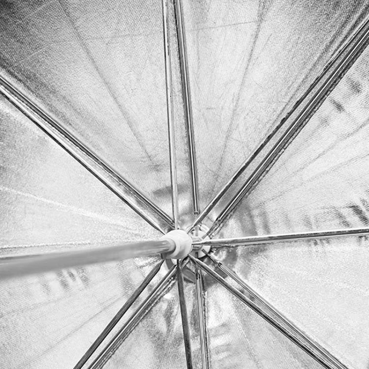 Parapluie diffuseur réflecteur de studio photo Godox UB002, taille : 84 cm (noir/argent)