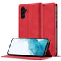 Pour Samsung Galaxy S24 FE 5G LC.IMEEKE Étui de téléphone en cuir microfibre à forte magnétisation (rouge)