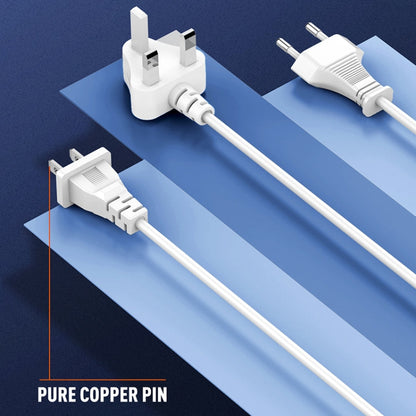 LDNIO A4610C PD65W Dual USB-C / Type-C + Dual USB Fast Charger, Cable Length: 1.5m, Plug Type:EU Plug·(White)