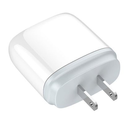 LDNIO Q229 QC3.0 / PD20W USB + Type-C Fast Charger with 1m USB to Micro USB Cable, Plug Type:US Plug(White)