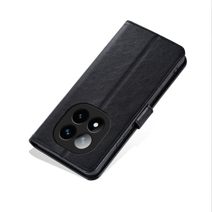 Pour Redmi Note 14 Pro+ 5G AZNS Étui de téléphone en cuir à rabat texturé peau de mouton (Noir)