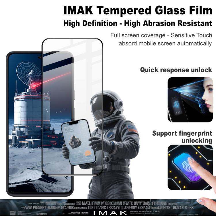 Pour Motorola Moto G86 5G / G86 Power imak Film de Protection en Verre Trempé Plein Écran Dureté 9H Série Pro+